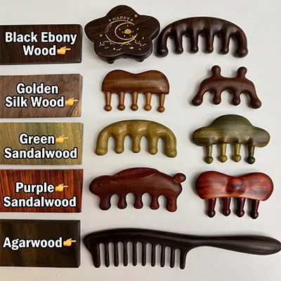 Natural Wood hair brush material — EcoHairFactory