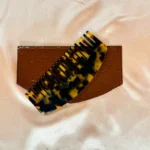 Acetate Curved Dual-Tooth Comb | Tortoiseshell & Pearl OEM - 3