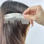 Acetate Curved Dual-Tooth Comb | Tortoiseshell & Pearl OEM - 8