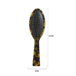 Custom Acetate Cushion Hair Brush Wholesale | Anti-Static Stainless Steel Pin Paddle Brush OEM - 5