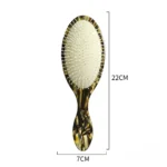 Acetate Oval Cushion Brush | Tortoiseshell, Pastel & Pearl OEM - 4