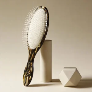Acetate Oval Cushion Brush | Tortoiseshell, Pastel & Pearl OEM — product detail