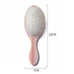 Acetate Oval Cushion Brush | Tortoiseshell, Pastel & Pearl OEM - 6