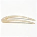Cellulose Acetate U-Shaped Hair Fork | Tortoiseshell & Pearl OEM - 4