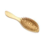 Bamboo Cushion Hair Brush with Wooden Pins | Plastic-Free OEM - 2
