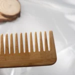 Bamboo Wide Tooth Comb | FSC-Certified Anti-Static OEM - 3