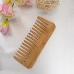Bamboo Wide Tooth Comb | FSC-Certified Anti-Static OEM - 4