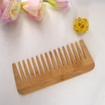 Bamboo Wide Tooth Comb | FSC-Certified Anti-Static OEM - 5