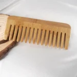 Bamboo Wide Tooth Comb | FSC-Certified Anti-Static OEM - 7