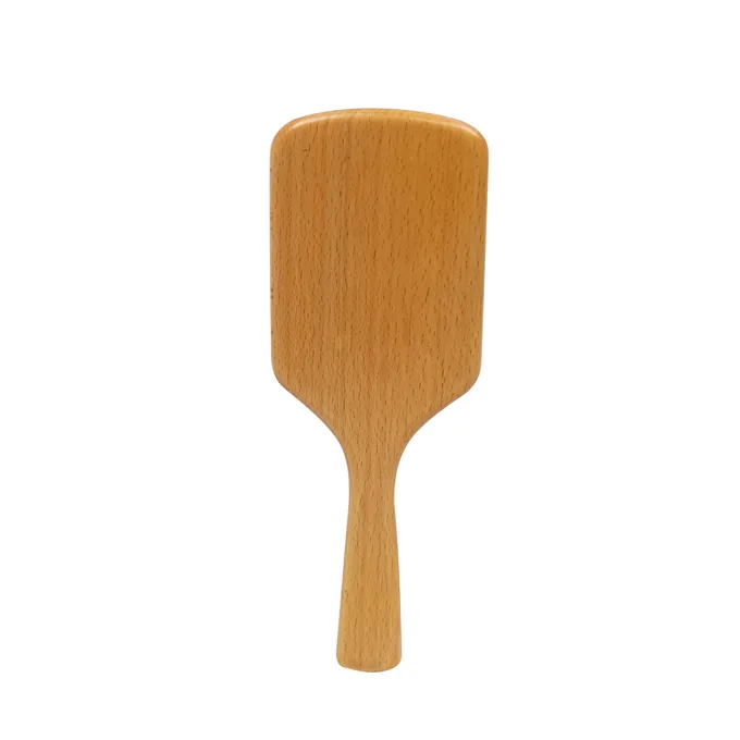 Bare beechwood paddle back, a large flat surface for laser branding