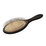 Black Oval Cushion Brush with Steel Pins | Salon OEM Manufacturer - 7