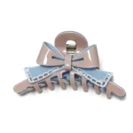Bow Claw Clip in Layered Acetate | Pastel Two-Tone OEM - 4