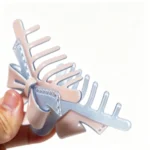 Bow Claw Clip in Layered Acetate | Pastel Two-Tone OEM - 6