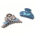 Bow Claw Clip in Layered Acetate | Pastel Two-Tone OEM - 7