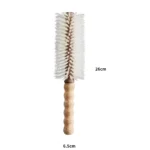 Cork Handle Round Blow-Dry Brush | Boar & Nylon Bristle OEM - 2