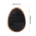 Handle-Free Pocket Detangling Brush | Bamboo & Beech OEM - 8