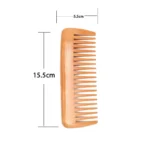 Wooden Pocket Comb, Fine & Wide Tooth | Handle-Free OEM - 2