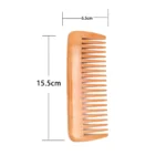 Wooden Pocket Comb, Fine & Wide Tooth | Handle-Free OEM - 7