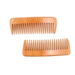 Wooden Pocket Comb, Fine & Wide Tooth | Handle-Free OEM - 8