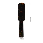 Acetate Paddle Brush 198mm | Tortoiseshell Beard & Hair Brush - 4
