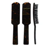 Acetate Paddle Brush 198mm | Tortoiseshell Beard & Hair Brush - 5