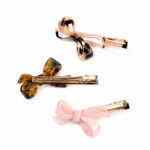 Sculpted Bow Hair Clip 6.5cm | Layered Acetate, Four Colourways - 5