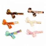 Sculpted Bow Hair Clip 6.5cm | Layered Acetate, Four Colourways - 6