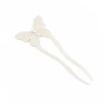 Butterfly Hair Fork 14.9cm | Pearl-Set Acetate, Three Colourways - 9
