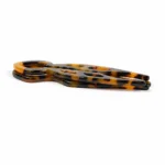 Carved Openwork Hair Fork 11cm | Antique-Style Tortoiseshell - 5