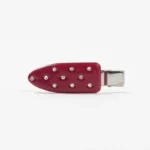 Crystal-Set Duckbill Clip 5.9cm | Hand-Set Stones on Acetate - 12