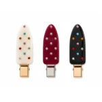 Crystal-Set Duckbill Clip 5.9cm | Hand-Set Stones on Acetate - 1