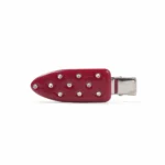 Crystal-Set Duckbill Clip 5.9cm | Hand-Set Stones on Acetate - 3