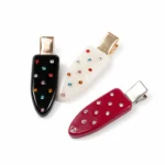 Crystal-Set Duckbill Clip 5.9cm | Hand-Set Stones on Acetate - 9