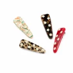 Daisy Acetate Snap Clip 5.6cm | Eight Colourways, Applied Flowers - 9