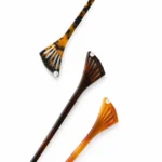 Fishtail Acetate Hair Stick 18cm | Seven Colourways, Pearl Set - 4