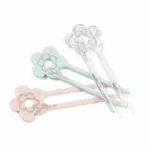 Flower Crystal Hair Fork 13cm | Pavé-Set Acetate, Three Colourways - 5