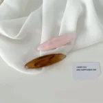 Acetate French Barrette | Oval & Bar Profiles, Hinged Spring Bar - 7