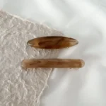 Acetate French Barrette | Oval & Bar Profiles, Hinged Spring Bar - 10
