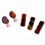 Mini Acetate Hair Clip 3.7cm | Heart, Square & Bar in Nine SKUs - 8