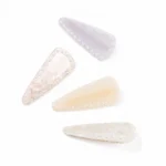 Pearl-Edged Acetate Hair Clip 7.6cm | Hand-Set Pearl Trim - 4