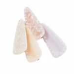 Pearl-Edged Acetate Hair Clip 7.6cm | Hand-Set Pearl Trim - 5
