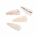Pearl-Edged Acetate Hair Clip 7.6cm | Hand-Set Pearl Trim - 6