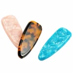 Teardrop Acetate Snap Clip 5.5cm | Seven Colourways OEM - 11