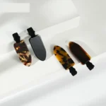 Thick Acetate Side Clip 7cm | 4mm Sheet, Six Colourways - 21
