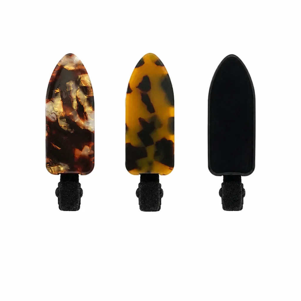 Thick Acetate Side Clip 7cm | 4mm Sheet, Six Colourways