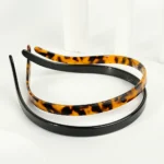 Thin Acetate Headband 1cm | Skinny Tortoiseshell Style, 15g - 5