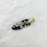 Tortoiseshell Duckbill Hair Clip | Gold Alligator Base OEM - 7
