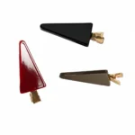 Triangle Acetate Side Clip 6.5cm | Six Colourways, Gold Pin Base - 2