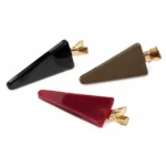 Triangle Acetate Side Clip 6.5cm | Six Colourways, Gold Pin Base - 4