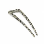 Two-Prong Acetate Hair Fork 14cm | Six Colourways OEM - 8